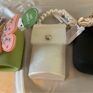 BATH & BODY WORKS three Pocket Bac Holders New Butterfly, Purse